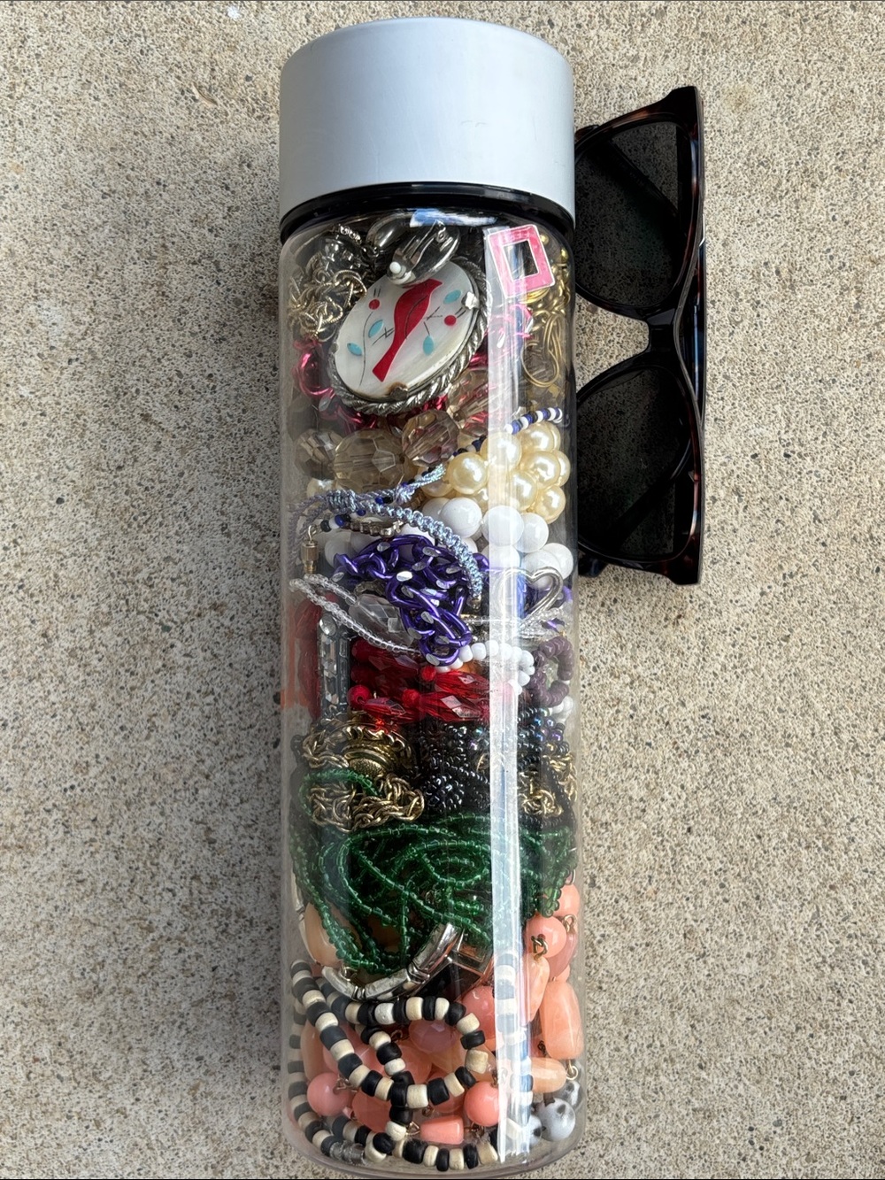 Treasure jar of mystery jewellery